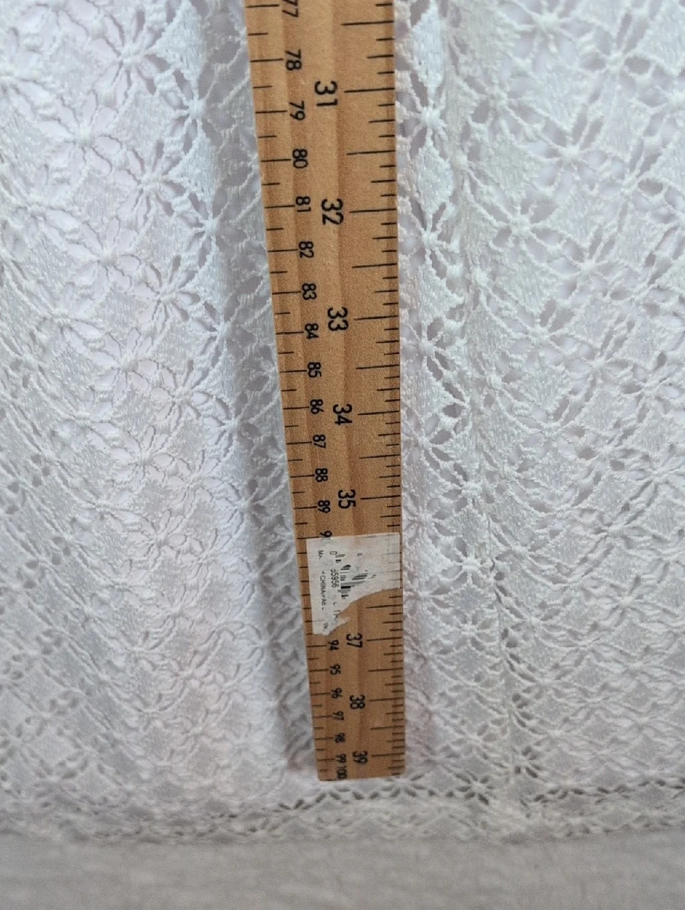 Marciano White Lace Dress with Fabric Belt - Picture 5 of 7